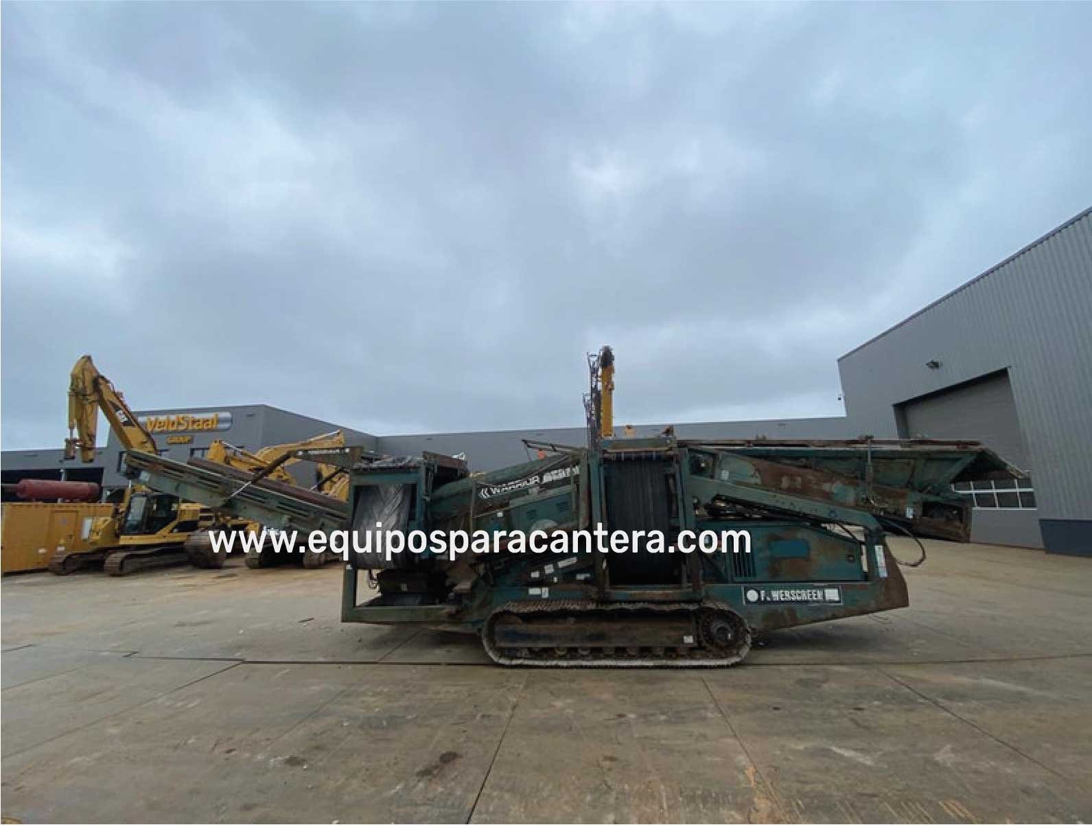 Powerscreen Warrior 1400 — equipo del catálogo