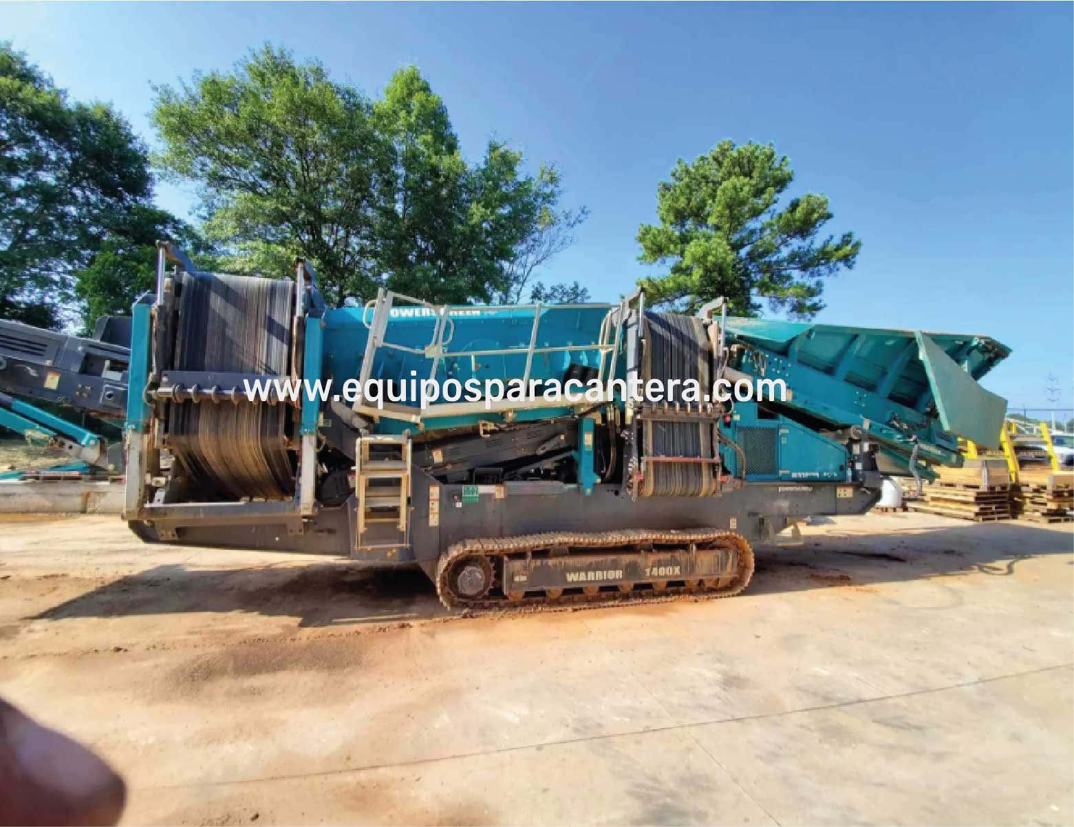 Powerscreen Warrior 1400X — equipo del catálogo